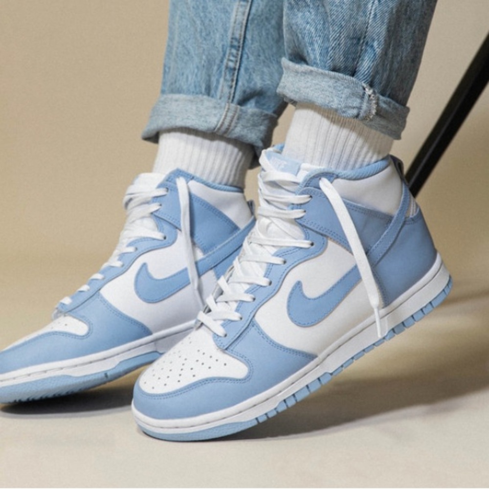 Nike Dunk High White/aluminum